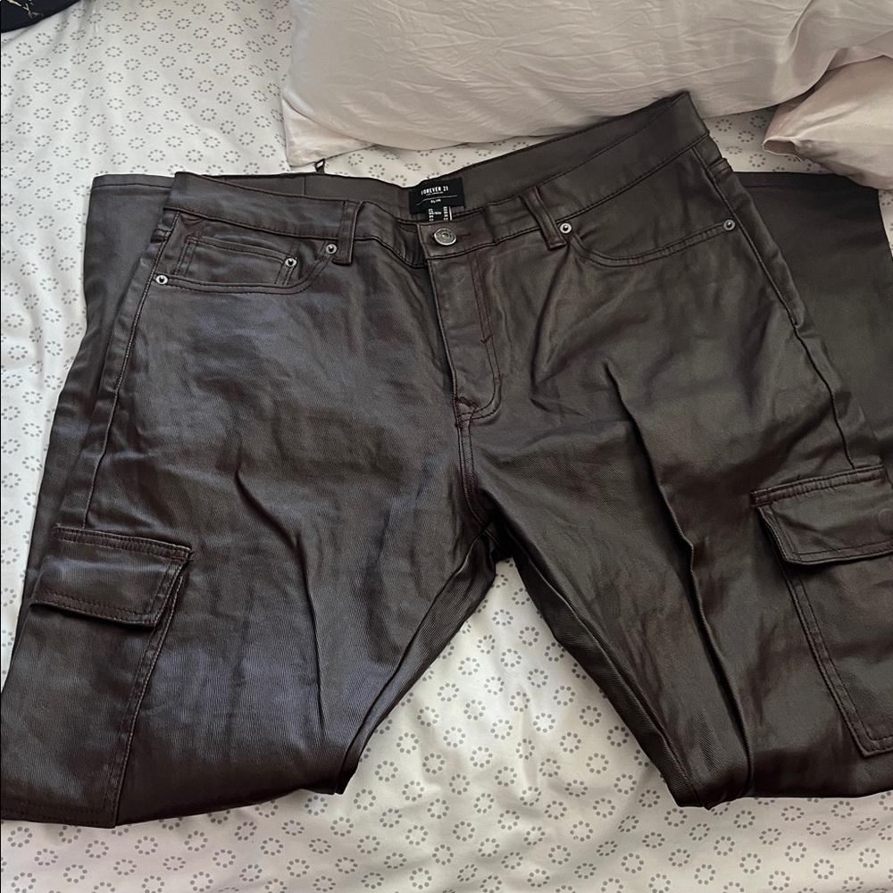 Forever 21 Brown Cargo Pants